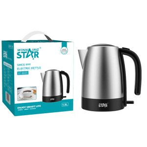 กาต้มน้ำไฟฟ้า Winning Star ขนาด 1.8 ลิตร สแตนเลส สำหรับชงชาและกาแฟ - Product Image 1