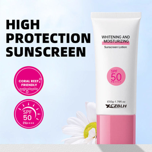 Crème solaire minérale à l'oxyde de zinc 50 ml avec vitamine C, logo personnalisé, blanchiment du corps, protection du teint clair, pour peaux sensibles - Product Image 4