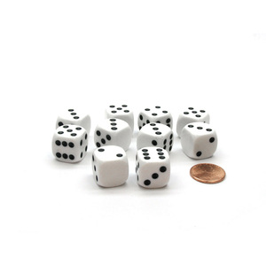 ลูกเต๋ามุมโค้งมน16มม. อุปกรณ์เสริมของเล่นเกมแกะสลักโลโก้พิมพ์ได้ - Product Image 1