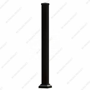 Poste de barandilla de aluminio resistente 3x3 Poste de valla de aluminio Poste de barandilla de porche para barandilla de aluminio de 36'' - Product Image 1