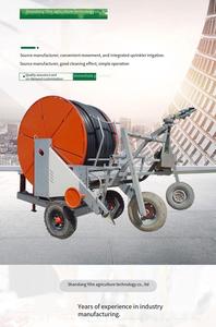 Irrigador de carrete de manguera autoaccionado con tubería larga de PE para riego de cultivos de Campo Ancho y ahorro de agua - Product Image 5