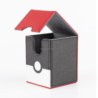 Boîte de rangement personnalisée pour cartes de collection TCG/PTCG, capacité supérieure à 150 cartes, compatible avec plus de 100 cartes sous protègeurs