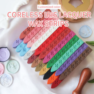 30 Farben Siegelwachsstifte mit Dochten für Bürobedarf, <span class=keywords><strong>Snail</strong></span> <span class=keywords><strong>Mail</strong></span>, Hochzeitseinladungen, Weinverpackungen & Vintage-Dekoration - Product Image 2