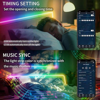 Bande lumineuse LED RGBIC COB 24V à lumière continue, couleurs de rêve, contrôle par application, synchronisation musicale, 10 m, flexible, sans points lumineux, ambiance domestique