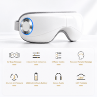Masseur oculaire pliable avec airbag, appareil de massage des yeux par pétrissage, instrument de soin des yeux, cadeau parfait pour la relaxation pour papa et maman
