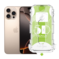 Protection d'écran en verre trempé anti-statique 5D HD Magic Glass Box ESD pour iPhone 18 Pro Max / 18 Pro, installation facile