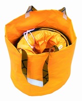 12 pouces 5m10m résistant à la flamme de PVC DE fil d'acier flexible de conduit d'air avec sac de transport