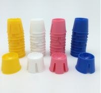 Bols/gobelets de mélange colorés jetables en plastique pour laboratoire dentaire