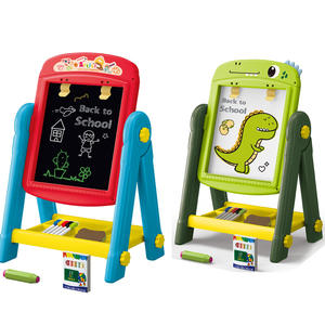 Nuevo diseño de juguetes educativos para edades tempranas para bebés, juego de tablero de <span class=keywords><strong>dibujo</strong></span> lateral, soporte de Arte de dibujos animados, juguetes educativos de pintura - Product Image 5