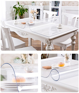 Tấm nhựa <span class=keywords><strong>PVC</strong></span> 5mm trong suốt, dùng làm khăn trải bàn, tấm nhựa <span class=keywords><strong>PVC</strong></span> mềm, cuộn kính mềm - Product Image 3