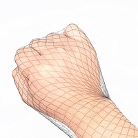 Invisible filet fixe danse coiffure