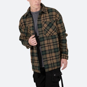 Chemise en flanelle à carreaux pour hommes, 100% coton, manches longues, sur mesure, vente en gros, fabriquée en usine - Product Image 6