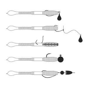 เหยื่อปลอมซิลิโคนรูปหนอน ขนาด 16.5 ซม. น้ำหนัก 6.4 กรัม สำหรับตก<span class=keywords><strong>ปลา</strong></span>แบส ตก<span class=keywords><strong>ปลา</strong></span>ในแม่น้ำและทะเลสาบ - Product Image 6