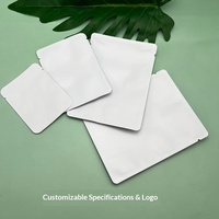 Sachet en aluminium VMPET/PE scellé sur trois côtés, petit emballage plat pour liquides, qualité alimentaire, pour thé aux herbes et café en poudre