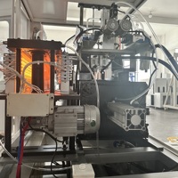 Machine de soufflage de bouteilles PET entièrement automatique CE à 4 cavités, ligne de soufflage par étirage pour bouteilles d'eau et d'huile de 50-1500 ml avec servomoteur PLC