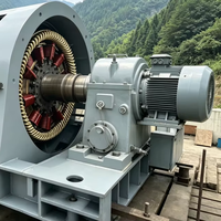 Generator Energi Bebas 150KW-2MV Sistem Turbin Pelton Hidro Flywheel untuk 50kw