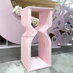 手作りアクリルケーキ台座スタンドシリンダー台座ディスプレイテーブル結婚式イベント装飾ケーキデザートフラワーライザー - Product Image 6