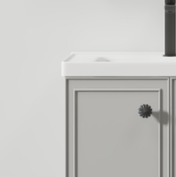Nouvelle arrivée avec armoire en PVC avec évier Vanité avec miroir Lavabo pour hôtel Salle de bain Vanité de salle de bain moderne
