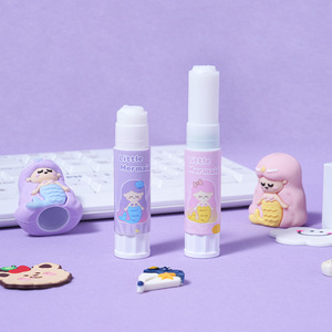 Cartoon Mermaid Solid Glue Stick High Viscosity PVA Cold Glue For Students Portable Mini Glue Sticks 43.5g Yiwu Origin - Product Image 4