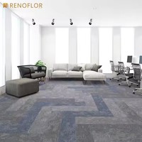 2026 Özel Tasarım Modern Salon Ziyafet Alanı Ticari ve Ev Kullanımı 25x100 Kare Halı Karo Kesik Havlı Tüylü