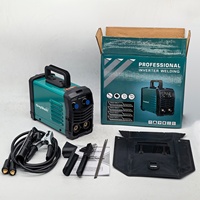 Poste à souder à l'arc mini onduleur intelligent DC personnalisable 110V/220V pour soudage à l'arc et à l'électrode, station de soudage MMA en cuivre