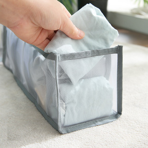 Home Foldable Mesh Underwear <b>Storage</b> Box, Socks, Bras, and Panties <b>Drawer</b>-Style Compartment Organizer - Product Image 3