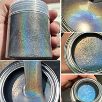 Poudre Holographique Arc-en-ciel en Gros (10 µm à 1000 µm) – Pigment Holographique Argenté pour Peinture, Encre, Plastique, Cosmétiques et Revêtements