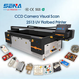 เครื่องพิมพ์ยูวีแบบแท่นขนาดใหญ่ รุ่น 2513 สำหรับพิมพ์พรม เคสมือถือ ไม้ อะคริลิก โลหะ แก้ว กล่อง พิมพ์โลโก้ พร้อมกล้อง CCD ระบบวิชวล - Product Image 2