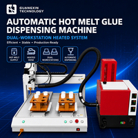 Machine de distribution automatique de colle thermofusible pneumatique pour l'étanchéité des cartons en bois, le revêtement adhésif et l'assemblage industriel