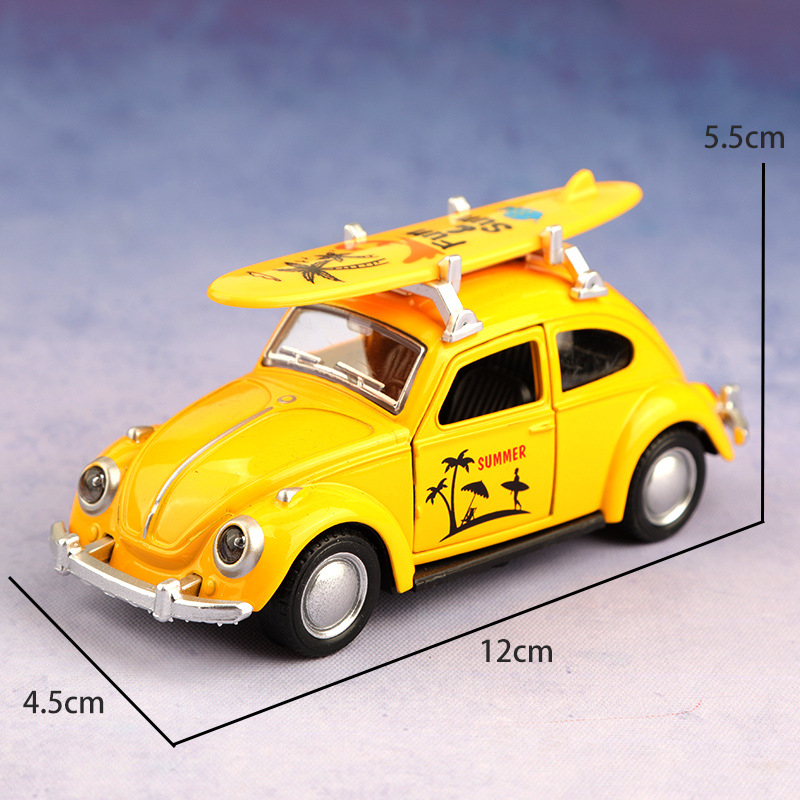 [Scatola Bianca Sigillata] Skateboard Auto d'Epoca Giallo