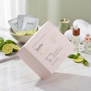 Masque en feuille Jmella en France, citron vert et basilic, fabriqué en Corée, lotion corporelle professionnelle, style parfum français - Product Image 3