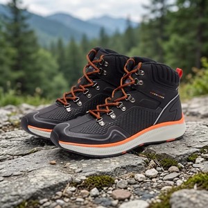Zapatos de Senderismo para Hombre, Impermeables, Parte Superior Sintética, Suela de Goma, Entresuela de EVA, Zapatillas Deportivas de Invierno para Exteriores - Product Image 4