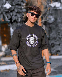 T-shirt Streetwear oversize di alta qualità 7 giorni di spedizione <span class=keywords><strong>rapida</strong></span> di produzione <span class=keywords><strong>Stampa</strong></span> a maglia lunga personalizzata di alta qualità 7 giorni - Product Image 4