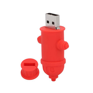Clé USB Hydrant de Pompiers Cartoon 2.0 1 Go 2 Go 4 Go 8 Go 16 Go 32 Go 3.0, Clé USB Cadeau d'Affaires avec Logo Personnalisé - Product Image 6