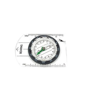 Boussole multifonctionnelle d'extérieur avec règle, étui en acrylique, échelle de carte directionnelle lumineuse (cm/pouces), équipement de camping pour les aventures de randonnée - Product Image 4