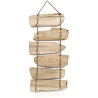 Décoration murale en bois rustique moderne pour la maison et le jardin, accessoires de décoration, panneau rectangulaire en bois personnalisable
