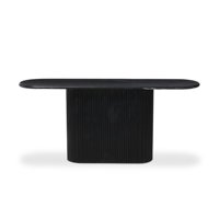 Table console d'intérieur en bois massif, design minimaliste, durable et tendance, pour salon, entrée de maison, aménagement de l'espace