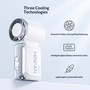 New Product Portable Electric <strong>Mini</strong> Handheld <strong>Fan</strong> Custom Logo Rechargeable USB <strong>Hand</strong> <strong>Held</strong> Pocket <strong>Fans</strong> for Summer Cooling - Product Image 5