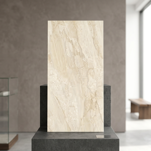 Pluton Beige 600x1200mm Luxury Glossy Glazed Porcelain Ceramic Floor Tiles Hot Sale - Product Image 4