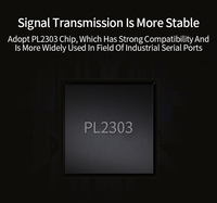 Cable Convertidor Serial USB 2.0 a RS232 DB9 de 3 Metros Cablecreation al por Mayor, Chipset PL2303, Conectores Chapados en Oro, Transferencia de Datos de 480M