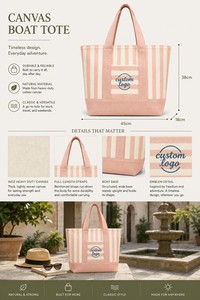 Work <b>Tote</b> <b>Bag</b> Canvas Cotton <b>Laptop</b> Oversized Reusable Shoulder <b>Bag</b> with Pockets <b>for</b> <b>Women</b> Office Commute Study Travel Everyday - Product Image 4