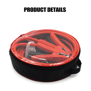 Câbles de cavalier 1 calibre 25 pieds Câbles d'appoint robustes <span class=keywords><strong>avec</strong></span> sac de transport Jump Start Batteries mortes ou faibles pour <span class=keywords><strong>voiture</strong></span> - Product Image 4