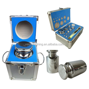 Ensemble de poids d'étalonnage en acier chromé Veidt Weighing OIML M1 1g-2kg pour balance de 3kg 0.01g OIML M1 1g-2kg en acier chromé - Product Image 3