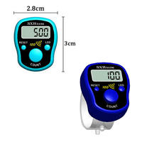 2025 nouveau GT Mini LCD affichage numérique bague compteur LED lumière avec son