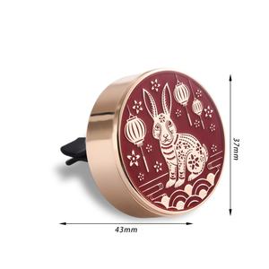 Aromatizante para Auto con Diseño de Conejo, Perfume Sólido en Contenedor para Ventilación de Aire, Fragancia para Auto, Superventas - Product Image 3