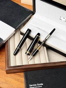 Juego de bolígrafo de pluma estilográfica de plástico Premium de lujo clásico, ancho de escritura de 1,0mm, diseño cónico elegante en oro y plata - Product Image 5