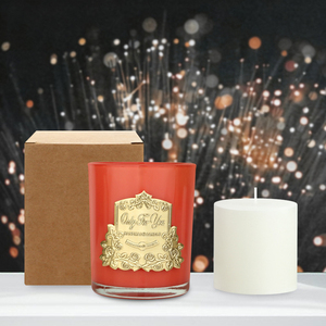 เทียนหอมอโรมาเธอราพีในขวดแก้วคุณภาพสูงสำหรับตกแต่งบ้าน เทียนหอมทำมือจากธรรมชาติสุดหรู - Product Image 4