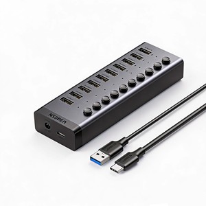 ยูเอสบี 3.0 ฮับสวิตช์เปิดปิดแบบแยกอิสระ สายเคเบิล 1 ม. ใช้ไฟ DC 12V 4A ตัวแยก USB สำหรับแล็ปท็อป เดสก์ท็อป โทรศัพท์มือถือ และอุปกรณ์อื่นๆ - Product Image 2