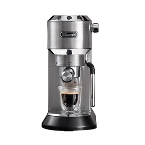 Cafetera Italiana Semiautomática con Espumador de Leche de Acero Inoxidable y Color Plateado EC885.CR, Disfruta de la Diversión del Latte Art EC885.CR - Product Image 1