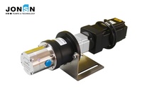 Pompe à engrenages micro sanitaire en acier inoxydable haute pression sans fuite avec moteur Fabricant OEM pour le contrôle des fluides